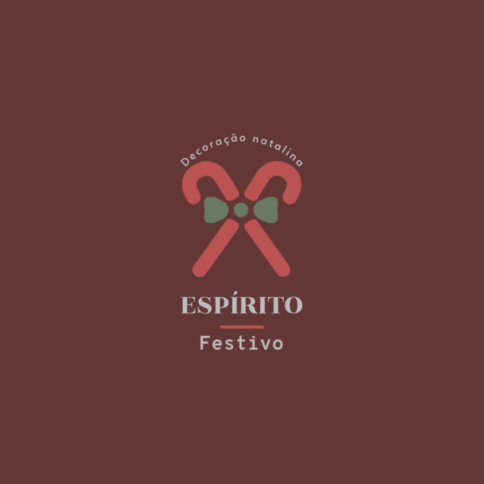 Christmas Decorator Logo Creator Featuring Candy Cane Graphics