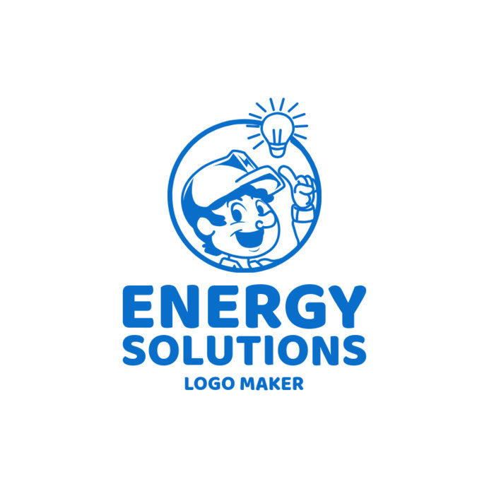 Electrician Services Logo Maker with Electric Icons