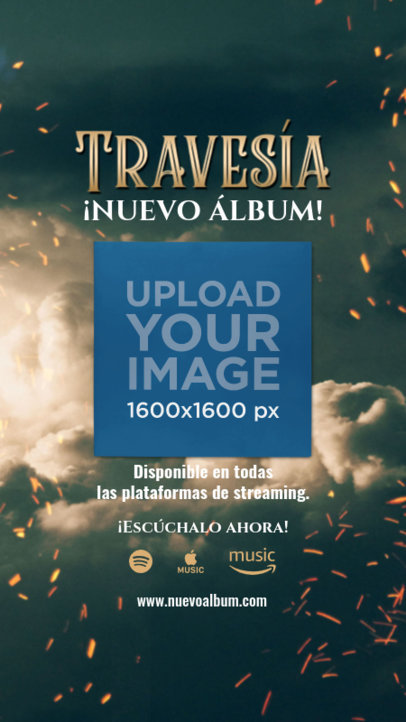 Vinyl Record Mockup to Promote an Upcoming Album Release 6035