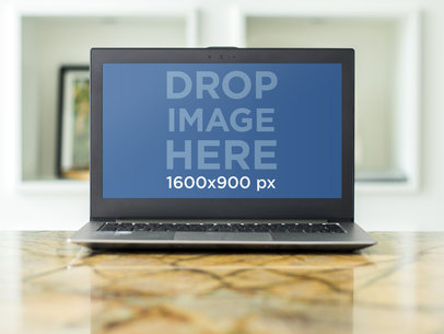 PC Laptop Mockup Template at Corporate Office