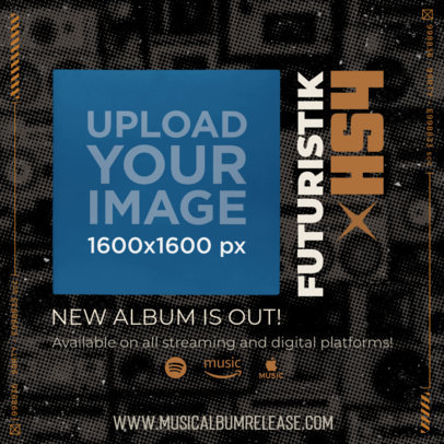 Mockup of a Vinyl Record Featuring a Promotional Ad 6031