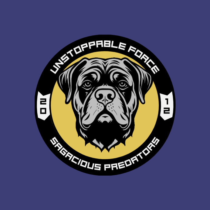 Airsoft Team Logo Creator Featuring an Illustrated Dog Head