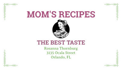 Bakery Business Card Maker with Vintage Graphics