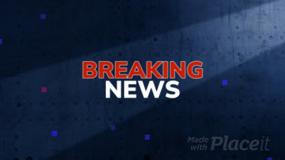 Breaking News Intro Video Creator With an Animated Globe