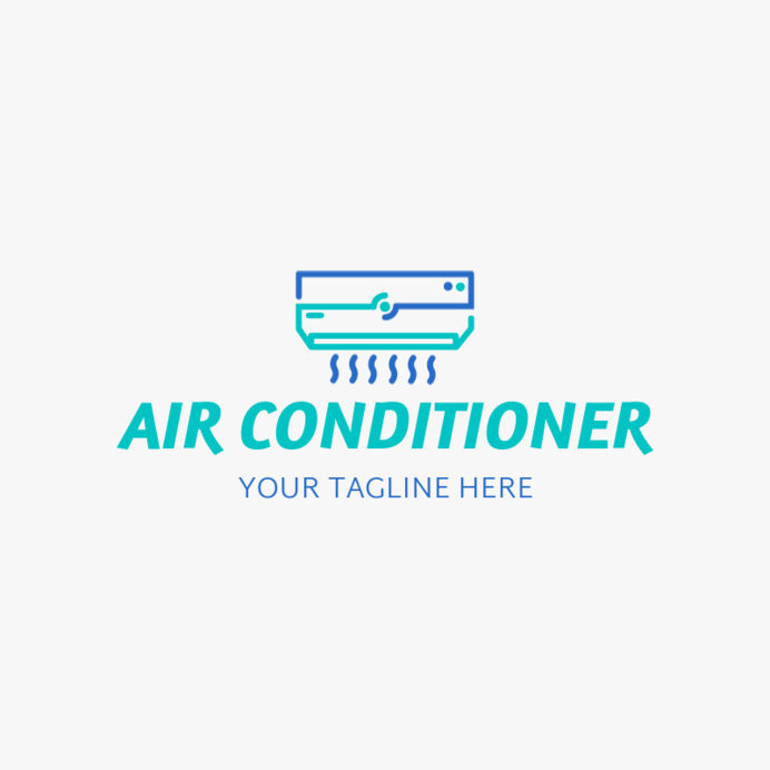 Placeit - A/C Logo Maker with Air Conditioning Icon