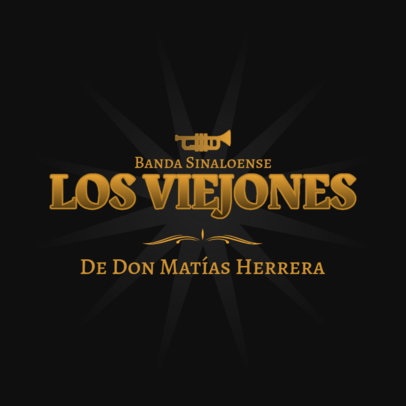 Logo Maker for a Sinaloense Norteno Music Band 6206