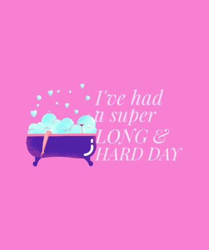 T-Shirt Design Maker Featuring an Illustration Inspired by Chandler Bing 5421g-6064