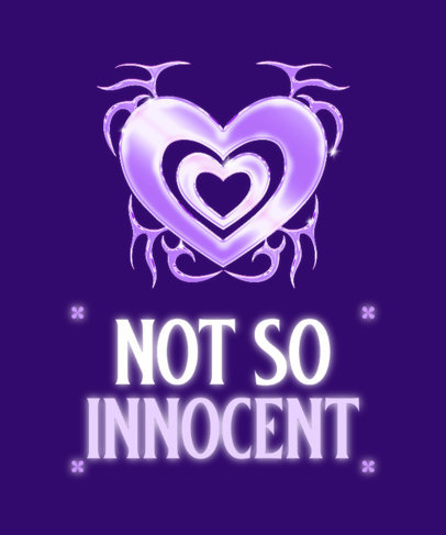 Music-Themed T-Shirt Design Template Inspired by a Britney Spears Lyric 4457h-6065