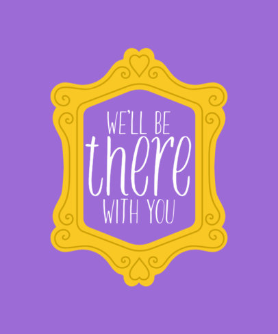 T-Shirt Design Generator Featuring a Theme Inspired by a Friends Popular Character 2175h-6064