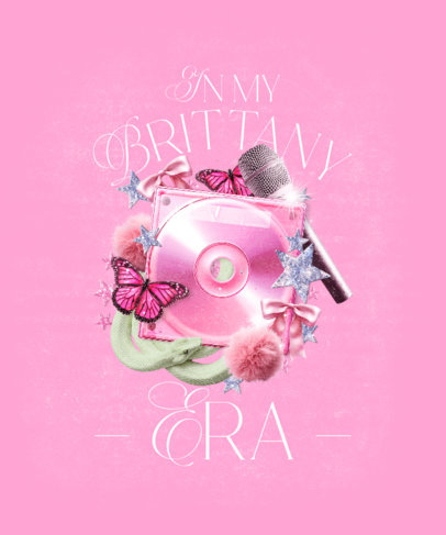 T-Shirt Design Generator With AI-Created Graphics Inspired by Britney Spears 5484o-6065