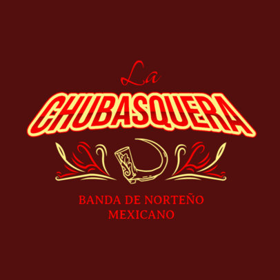 Regional Mexicano Band Logo Creator Featuring a Tribal Boot Graphic 6204a