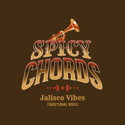 Logo Template for a Regional Mexican Music Band 6202c