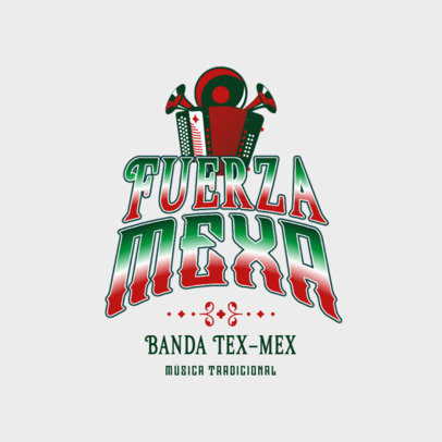 Regional Band Logo Generator for Tex-Mex Music 6202e