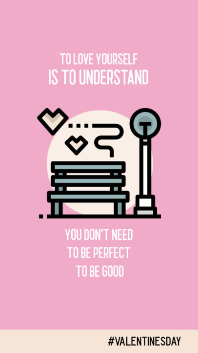 Instagram Story Generator with Valentine's Day Graphics 550c-el1