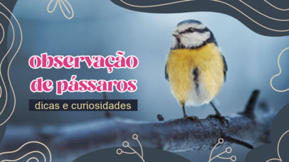 YouTube Thumbnail Generator for a Birdwatching Fun Facts-Themed Vlog