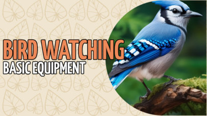 YouTube Thumbnail Creator With Basic Equipment Ideas for Bird Watching