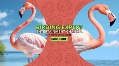 Bird Watching YouTube Banner Maker for Birding Experts 6059d