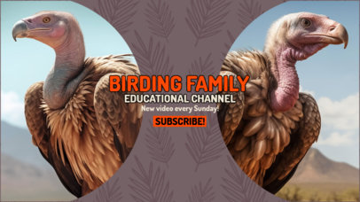 Educational YouTube Thumbnail Generator for Bird Watching 6059e