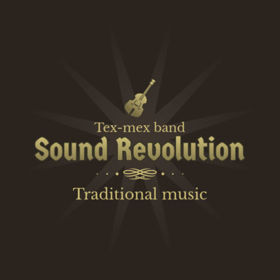 Traditional Music Logo Generator for a Tex-Mex Regional Band 6206e