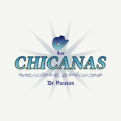 Online Logo Maker with a Cowboy Hat for a Regional Mexican Music Group