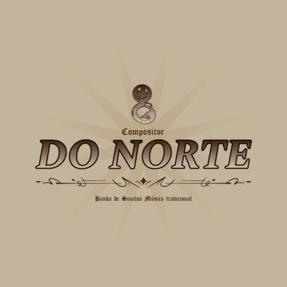 Online Logo Template for a Regional Mexican Music Band 
