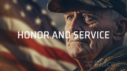 Intro Video Maker to Commemorate Veterans Day 284b 7457