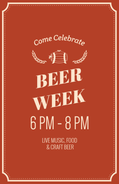 Online Flyer Maker for Beer Tasting Events