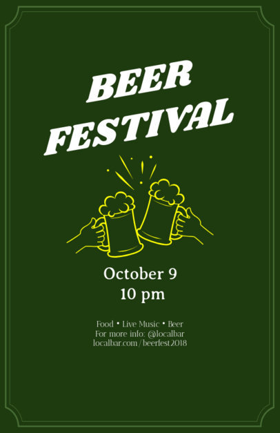 Online Flyer Maker for Beer Festivals