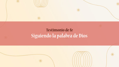 YouTube Banner Template for a Gospel-Themed Channel