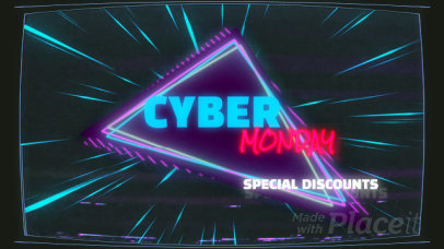 Intro Video Creator Featuring a Discount Promo for Cyber Monday