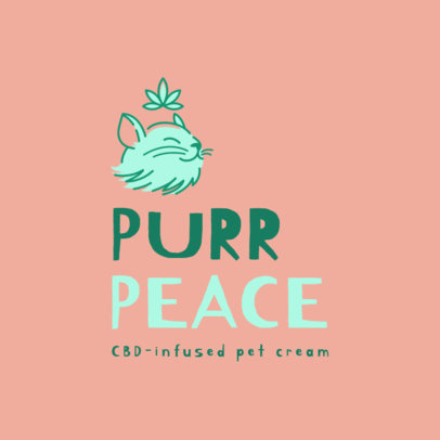 CBD Animal Oil Brand Logo Template with a Horse Graphic