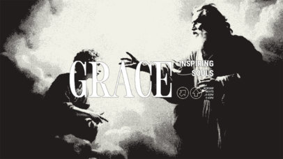 Christian YouTube Cover Banner Maker for a Worship Channel