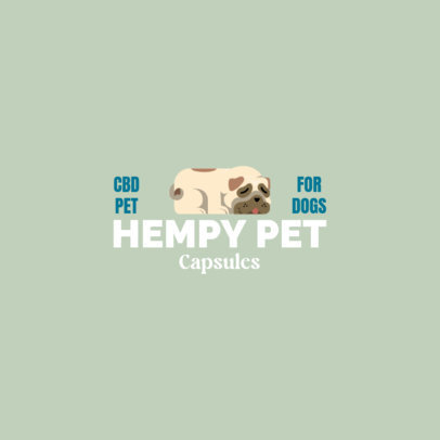Brand Logo Template for Dog's CBD Products