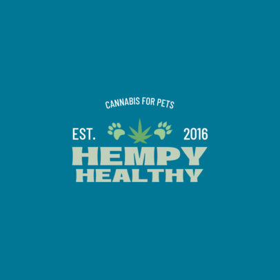 Logo Creator for Pet's Cannabis Products