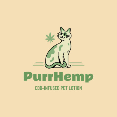Logo Generator for a CBD-Infused Pet Lotion