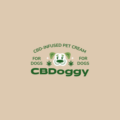Logo Generator for a Dog's CBD Pet Cream Brand