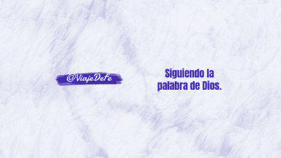 YouTube Banner Template for a Gospel-Themed Channel 6070c