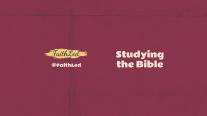 Christian YouTube Banner Maker for Bible Studies Enthusiasts 6070d