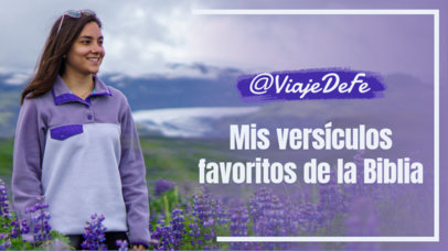 YouTube Thumbnail  Template for a Gospel-Themed Channel