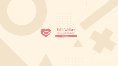 YouTube Banner Generator for a Christian Channel with a Holy Ghost Graphic 6071b