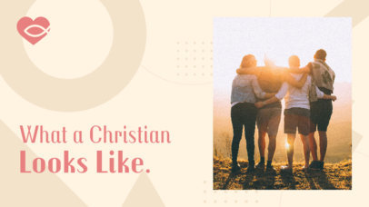 YouTube Thumbnail Generator for a Christian Woman's Faith Journey Vlog 6071b