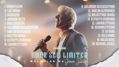 YouTube Thumbnail Creator Featuring a Customizable Gospel Songs Playlist