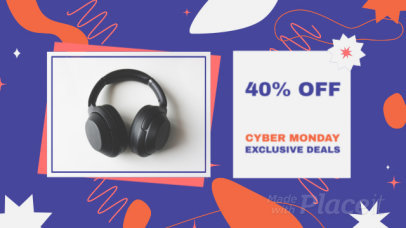 Intro Video Maker Featuring Special Cyber Monday Sales 6615a 7429