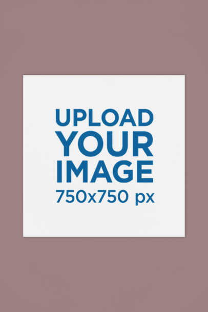 Mockup of an Art Print Placed on a Customizable Surface m35720