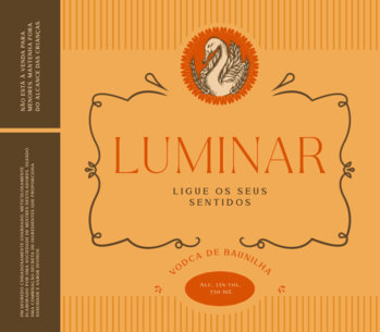 Liquor Label Template for a Limited Edition Premium Vodka 6058h