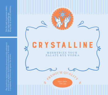 Wine Label Generator for Handcrafted Vodka Liquor