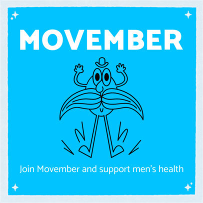 Mental Health Instagram Post Generator for Movember