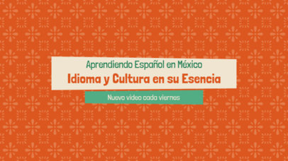 YouTube Banner Generator for a Learning Spanish Vlog