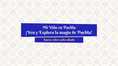 Travel YouTube Banner Generator for a Lifestyle Influencer in Mexico