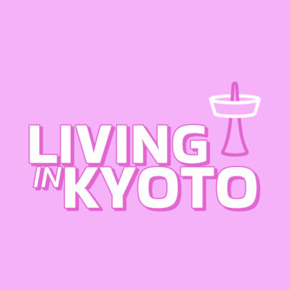 Logo Creator for a Lifestyle Vlog in Kyoto
